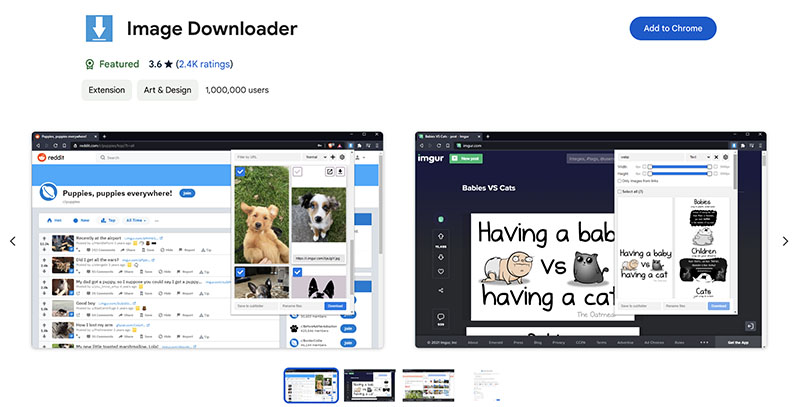 Image Downloader Chrome Extension